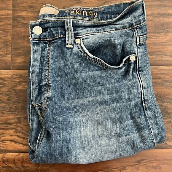 7 For All Mankind B(air) The High Waist Ankle Skinny Distressed Denim Jeans - Picture 1 of 12